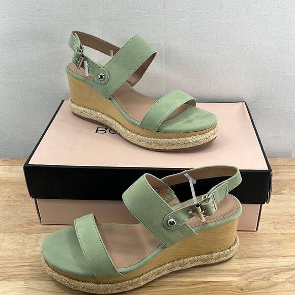 BCBGeneration Allia Wedge -Reseda Green- Size 6.5 M- NIB - Picture 1 of 8